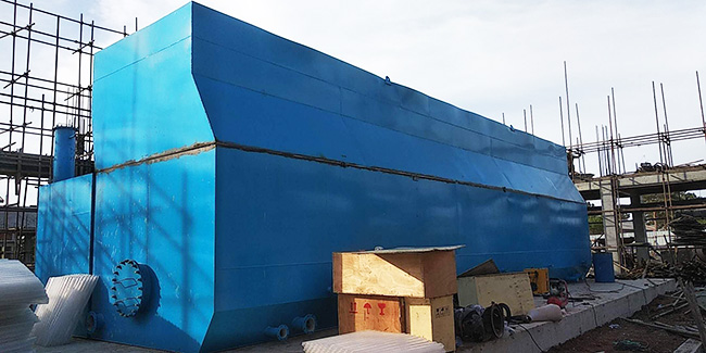 一體化凈水設備安裝現場