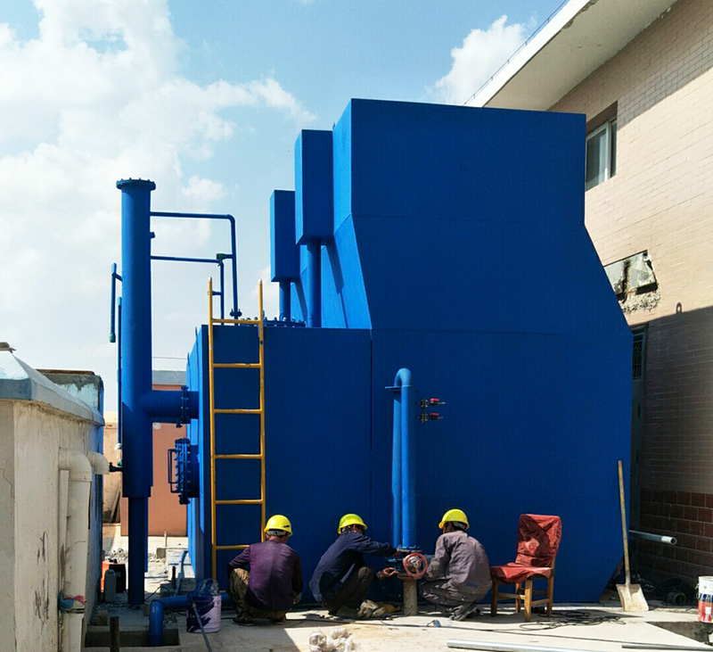 一體化凈水處理設(shè)備安裝現(xiàn)場